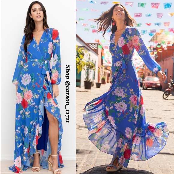 Anthropologie Dresses & Skirts - NWT Yumi Kim Azure Wrap Maxi Dress XXS